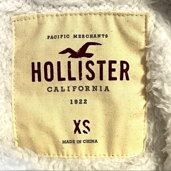 HOLLISTER Soft Faux Fur Soft White Pullover Turtle Neck Sweater XSmall - Picture 7 of 11